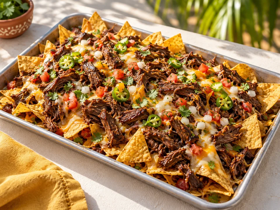 Exemple: nachos amb carn de vedella